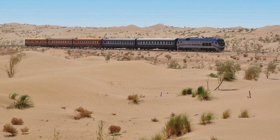 Train R&eacute;gistan Almaty - Ashgabat