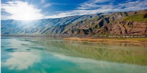 Lac du Tadjikistan en Asie Centrale